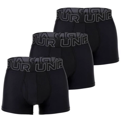 Abbildung von Under Armour Underwear Boxers Performance 3 PACK Panties, Herren, Größe: Medium, Black
