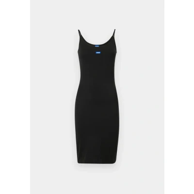 Abbildung von HUGO Narya Jerseykleid, Damen, Größe: XL, Black