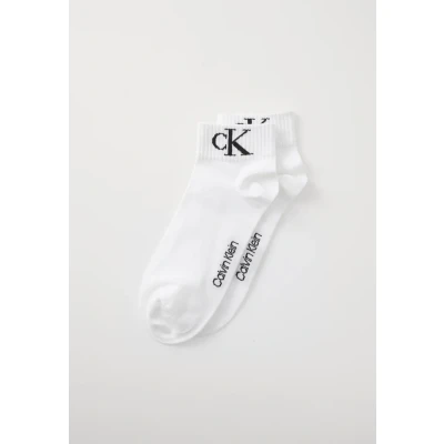 Abbildung von Calvin Klein Women&#039;s Quarter Sock, Light Grey Melange, 39/42 (2er Pack)
