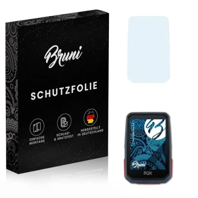 Abbildung von Bruni Schutzfolie kompatibel mit Sigma Rox 4.0 Folie, glasklare Displayschutzfolie (2X)