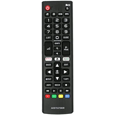 Abbildung von Ersatz Fernbedienung for LG AKB75375608 LED TV Fernseher Netflix Amazon