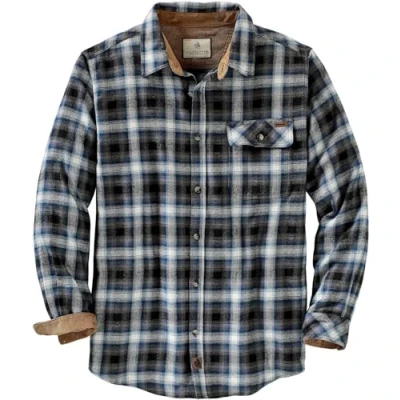 Abbildung von Legendary Whitetails Herren Flanellhemd mit Cordmanschetten, kariert, Button Down Freizeithemd, Birke Poseidon Plaid, Medium, Mittel