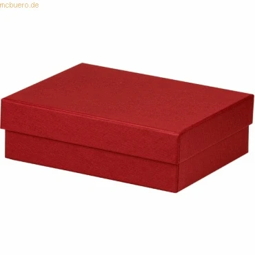 Abbildung von Rössler Papier 13401453365 Boxline Kartonage rechteckig, 140 x 190 60 mm, Rot, 1 Stück