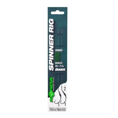 Abbildung von Korda Spinner Rig 6 Barbless 14cm (25lb) (2 Stück) Karpfen Vorfächer