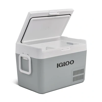Abbildung von IGLOO ICF 32 Kompressor Kühlbox Liter, 12/24 V und 230 V, Mini Kühlschrank 18 C bis 20 für Auto, LKW, Boot, Wohnmobil Steckdose