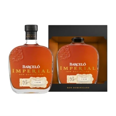 Abbildung von RON BARCELÓ IMPERIAL DOMINICANO Rum (1 x 0,7 l) 38% vol. in edler Geschenkbox Vielfach preisgekrönter, aromatischer Rum, blended der Dominikanischen Republik