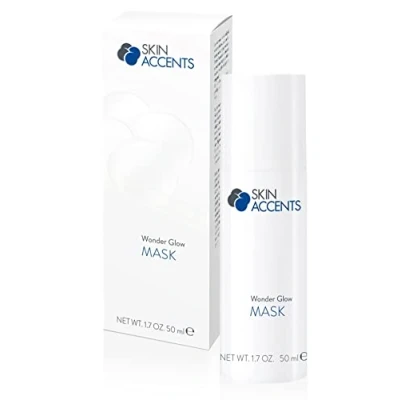 Abbildung von inspira: cosmetics Skin Accents Wonder Glow Gesichtsmaske auf Cremebasis hautglättend wirkt sofort Overnight Maske 50 ml