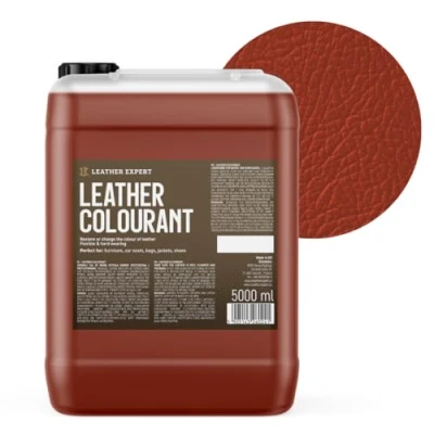 Abbildung von Sehr Deckend Wasser Lederfarbe Aprilbraun 5L Leather Paint für Natur und ÖkoLeder Dye Ohne Alkohol alle Lederaccessoires Reißt oder Blättert Nicht ab