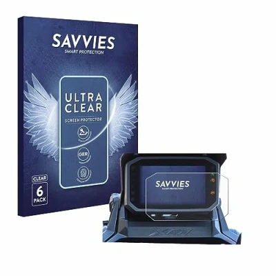 Abbildung von Savvies 6 Stück Schutzfolie für Honda X ADV 750 RH10 (ab 2021) Displayschutz Folie Ultra Transparent