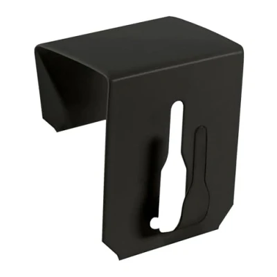 Abbildung von dekohaken24.de Fensterhaken Metall Dekohaken Fensterklipp Gardinenhaken, zum Aufhängen von Fensterdekorationen oder Vitragestangen/Gardinenstangen, (10 St), Klemmbereich bis 23 mm (wählen Sie beim Kauf die richtige Größe)