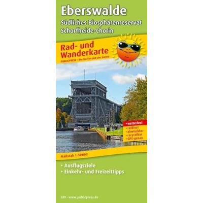 Abbildung von Eberswalde Südliches Biosphärenreservat Schorfheide Chorin: Rad und Wanderkarte mit Ausflugszielen, Einkehr &amp; Freizeittipps, wetterfest, reßfest, ... 1:50000 (Rad Wanderkarte: RuWK)