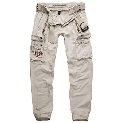 Abbildung von Surplus Raw Vintage Royal Traveler Slimmy Trousers, royalwhite, L