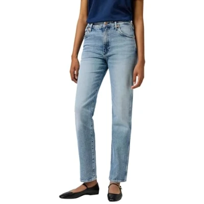 Abbildung von Wrangler Damen Sunset Jeans, Frosty Silver, 34W / 32L EU