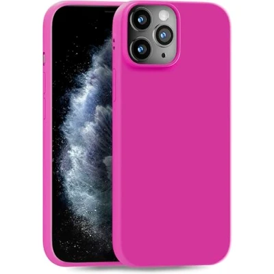 Abbildung von MyGadget Hülle kompatibel mit iPhone 11 Pro Max robuste Handyhülle TPU Case Slim Silikonhülle Back Cover Kratzfest Schutzhülle matt Pink