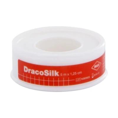Abbildung von Dracosilk Rollenpflaster 1,25 cmx5 m 1 St