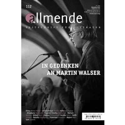 Abbildung von Allmende 112 Zeitschrift für Literatur: In Gedenken an Martin Walser (allmende Literatur)