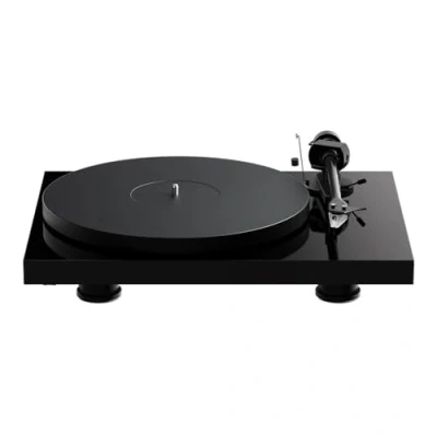 Abbildung von Pro Ject Debut Evo 2, Audiophiler Plattenspieler der nächsten Generation mit Carbon Tonarm und elektronischer Geschwindigkeitsumschaltung, Made in Europe (Schwarz Hochglanz)