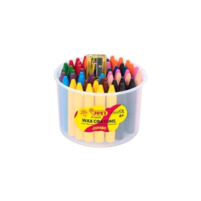 Abbildung von Jovi Jumbo Wax Crayons 60 pcs + Sharpener