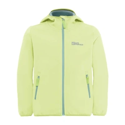Abbildung von Jack Wolfskin Fourwinds KIDS Unisex Softshelljacke für Kinder, Größe: 164, Cool matcha