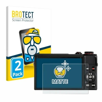 Abbildung von BROTECT Entspiegelungs Schutzfolie für Canon PowerShot G7 X Mark III (2 Stück) Matte Displayschutz Folie, Anti Reflex, Fingerprint