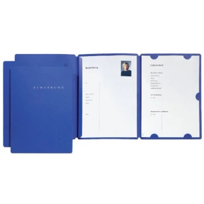 Abbildung von PAGNA Organisationsmappe Bewerbungsmappen Select DIN A4 (Set, 3 St., St), Hochwertiger Karton