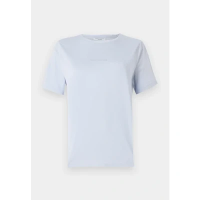 Abbildung von Marc O&#039;Polo Denim LOGO Tshirt basic, Damen, Größe: XXL, Pearl blue