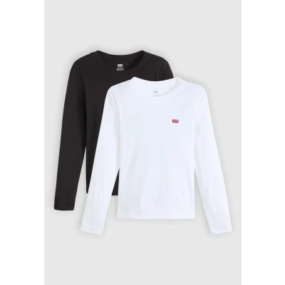 Abbildung von Levi&#039;s Basic T Shirt mit langen Ärmeln (2er Pack) Damen Mehrfarbig /