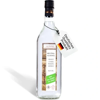 Abbildung von Allgäu Brennerei Weingeist Primasprit Ethanol 1000ml Neutral Alkohol Ideal zur Herstellung von selbstgemachten Likören