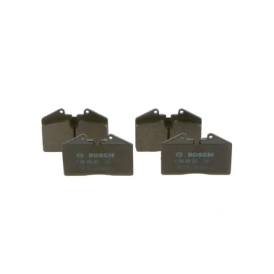 Abbildung von BOSCH 0 986 494 267 Bremsbelagsatz Low Metallic mit Anti Quietsch Blech, Montageanleitung PORSCHE: 968 Cabrio, 944 911 Coupe