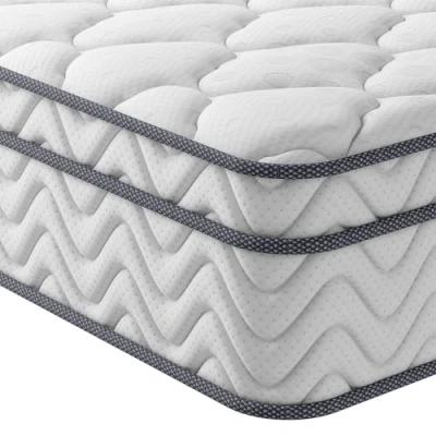 Abbildung von Vesgantti Matratze 90x200 7 Zonen Federkernmatratze Taschenfederkernmatratze Mittelfeste Orthopädischem Tonnentaschenfederkernmatratze (H3, Box top 26cm)