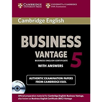 Abbildung von Cambridge English Business 5 Vantage Self Study Pack (Student&#039;s Book with Answers and Audio CDs (2)): Authentic exramination papers from ESOL