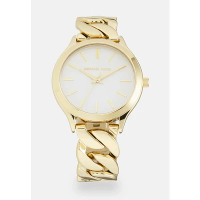 Abbildung von Michael Kors SLIM Runway Watch Uhr goldcoloured, Damen, Größe: One Size, Gold coloured