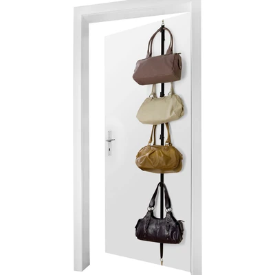Abbildung von Maximex Ablageelement &quot;Taschengarderobe&quot;, 2er Set, inkl. Haken für Türbreiten von 2 4 cm