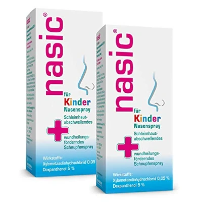 Abbildung von nasic für Kinder Nasenspray mit dem Wirkplus Abschwellendes &amp; wundheilungsförderndes Schnupfenspray ab 2 Jahren Xylometazolin Dexpanthenol Sparset x 10 ml
