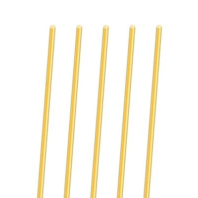 Abbildung von 5PCS 2mm Messingstab,iMeistek 300mm Länge Messing solide Runde Stange Stifte für Drehbank Bar Stock,DIY Crafts