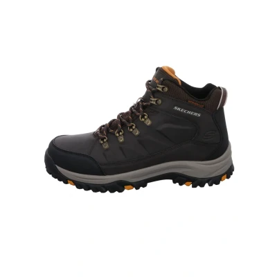 Abbildung von Skechers Relmentdaggett Outdoor Schnürstiefelette, Herren, Größe: 41.5, Braun dunkel Schuhe