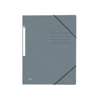 Abbildung von Oxford Top File + Eckspannermappe A4, extrastark aus Karton, grau, 10er Pack