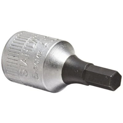 Abbildung von STAHLWILLE 01120004, Buchse, 1/4 Zoll, Metrisch, 1 Kopf/Köpfe, 4 mm