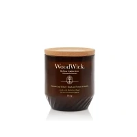 Abbildung von WoodWick Duftkerze Medium ReNew Tomatenblatt &amp; Basilikum 9.5 cm / ø 8