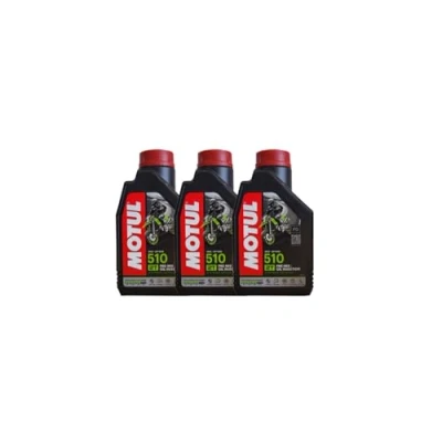 Abbildung von 3X 1 Liter Motoröl MOTUL 2T 510 teilsynthetisch 3 2 Takt ÖL Oil OEL Roller