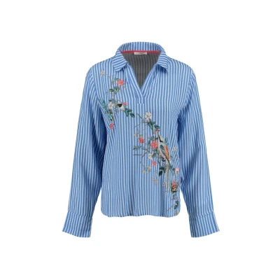 Abbildung von Key Largo WB BIRD Bluse, Damen, Größe: XXL, Water blue