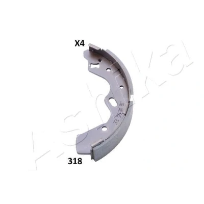 Abbildung von ASHIKA 55 03 318 Bremsbacken Hinterachse MAZDA: Demio Station Wagon, KIA: Rio I Limousine
