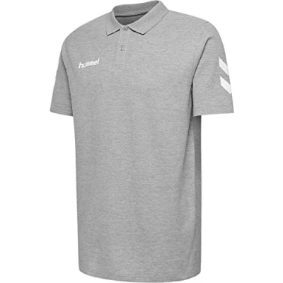 Abbildung von Hummel Hmlgo Poloshirt, Herren, Größe: Medium, Grey melange