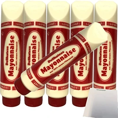 Abbildung von Luvat Delikatess Mayonnaise 6er Pack (6x875ml Tube) + usy Block