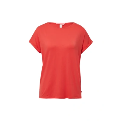 Abbildung von QS Tshirt basic, Damen, Größe: XL, Rot