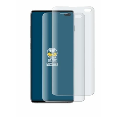 Abbildung von BROTECT Full Cover Schutzfolie Matt für Samsung Galaxy S10 Plus (2 Stück) Screen Displayschutz Folie, 3D Curved, Anti Reflex