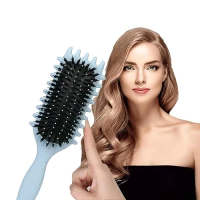 Abbildung von 2024 Neu Bounce Brush Curly Hair Curl Defining Stylingbürst Lockenbürste Define Styling Brush, Unisex (C)