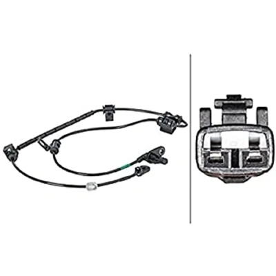 Abbildung von HELLA 6PU 012 679 831 ABS Sensor mit Halter aktiver 2 970 12 KIA: Sportage III