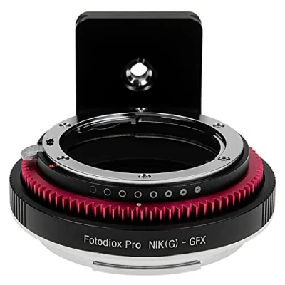 Abbildung von Fotodiox Pro Lens Mount Adapter Compatible with Nikon F G Type Lenses on Fujifilm GFX Cameras