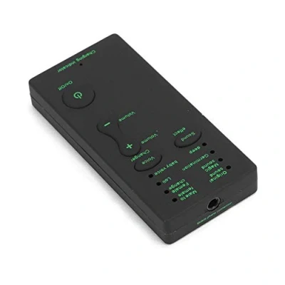 Abbildung von Voice Changer Gerät,tragbare Soundkarte mit 7 Effekten,Stereo Audio Sound für Wechat, Live und Sing,Voice Disguiser PS4 Handy Computer Laptop